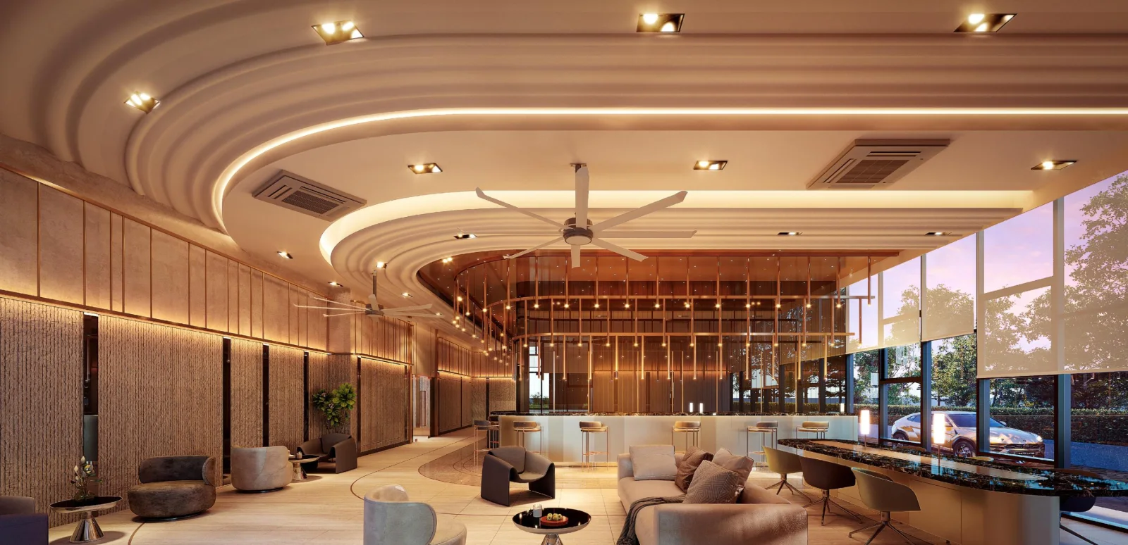 The Asteriaz & The Celestz phase 2 grand lobby, artist's impression