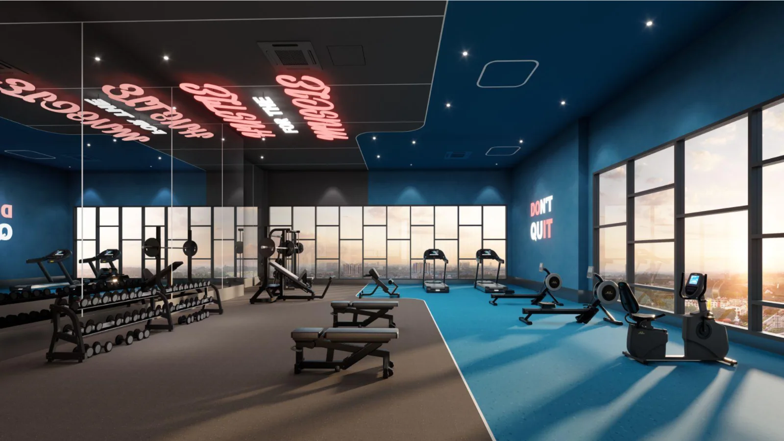 The Asteriaz & The Celestz phase 1 gym, artist's impression